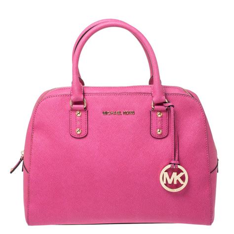 what's in my michael kors fuschia grayson satchel|Best 25+ Deals for Michael Kors Fuschia Handbag .